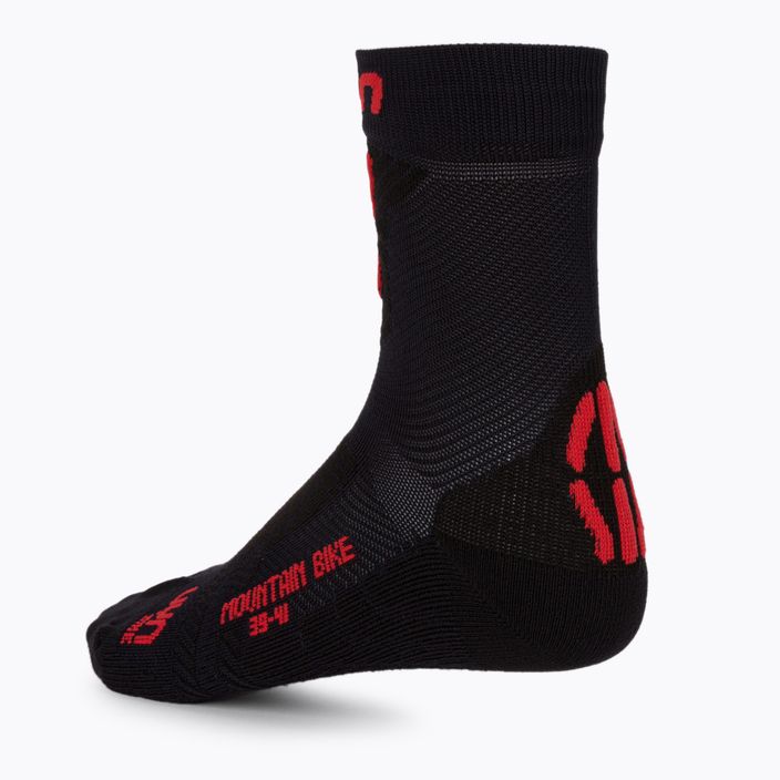 Men's cycling socks UYN MTB black/red 2