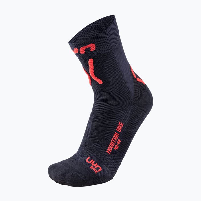 Men's cycling socks UYN MTB black/red 5