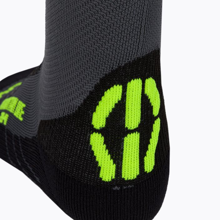 Men's cycling socks UYN MTB anthracite/yellow fluo 4