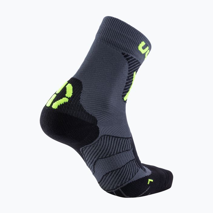 Men's cycling socks UYN MTB anthracite/yellow fluo 6