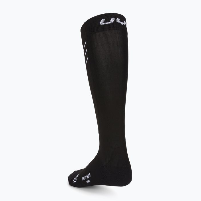 Men's ski socks UYN Ski Race Shape black/white 2