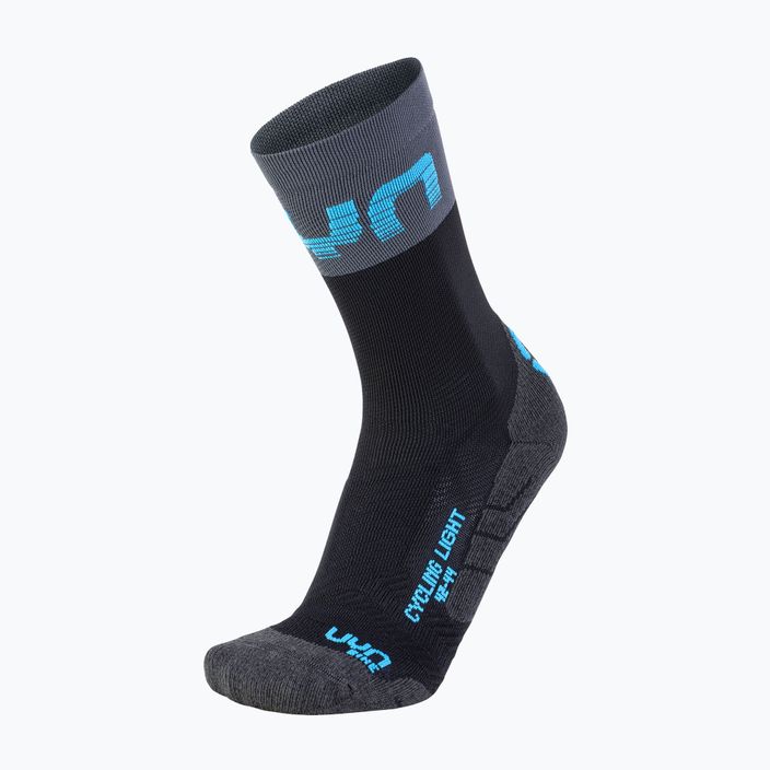 Men's cycling socks UYN Light black /grey/indigo bunting 5