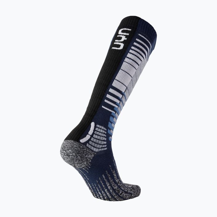 Men's snowboard socks UYN Ski Snowboard dark blue/grey melange 5