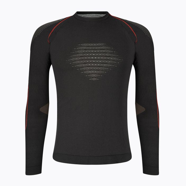 Men's thermal sweatshirt UYN Evolutyon Comfort UW Shirt charcoal/white/red
