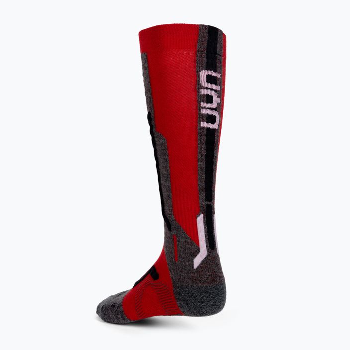 Men's ski socks UYN Ski Merino erd/black 3