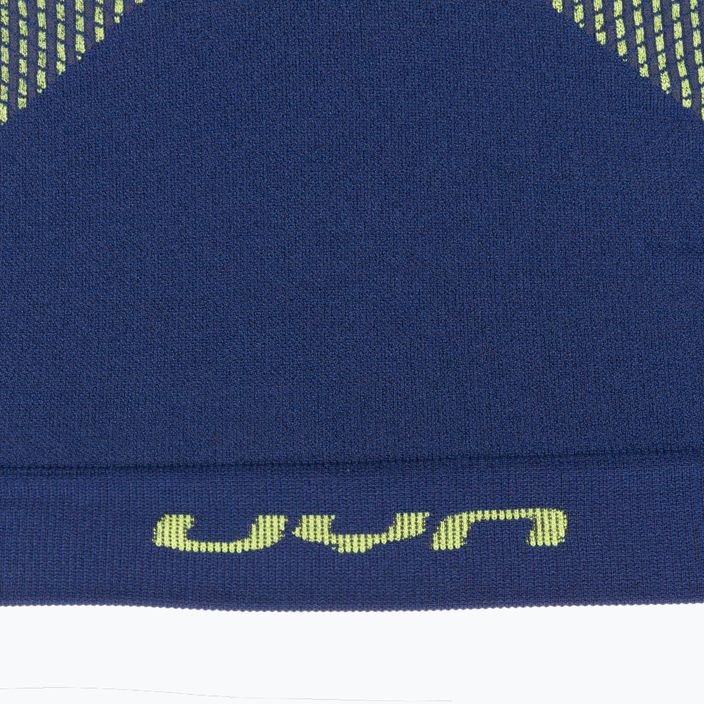 Men's thermal sweatshirt UYN Resilyon UW Shirt Round Neck dark blue/yellow 5