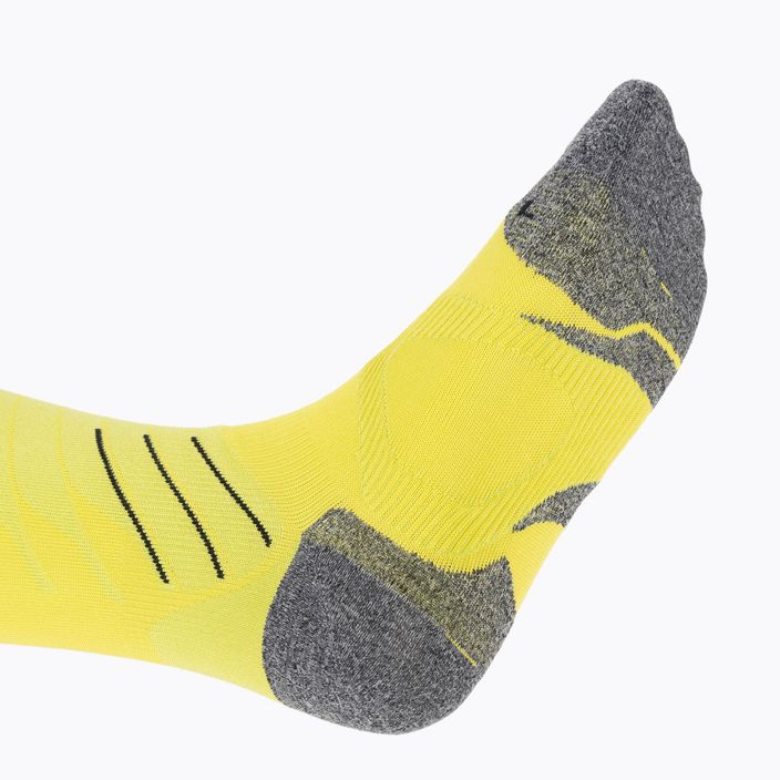 Men's UYN Ski Race Shape lime socks 3