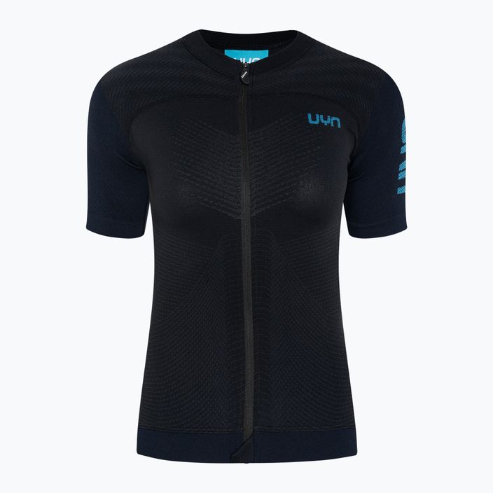 Women's cycling jersey UYN Garda black/peacot 5