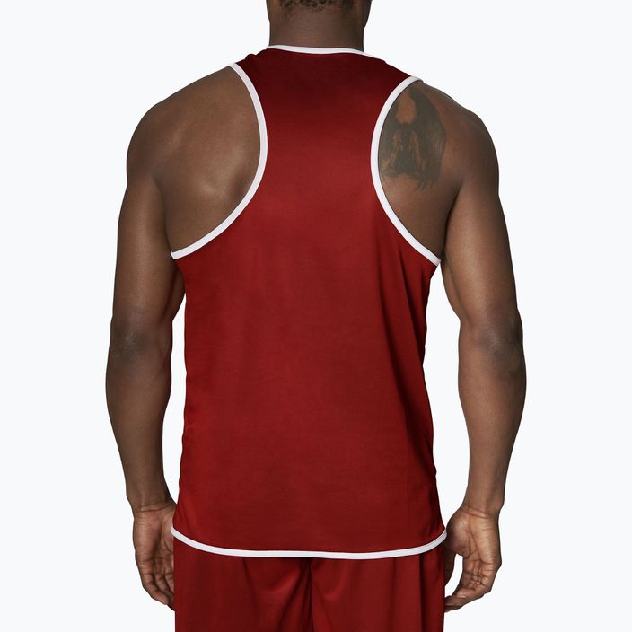 Men's LEONE 1947 Double Face Boxing Singlet Tank Top Blue/Red AB214 5