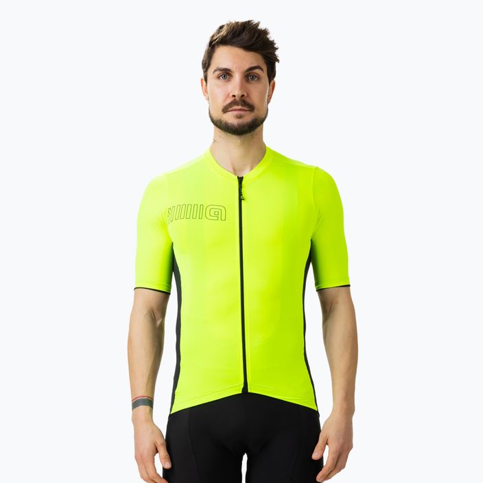 Men's Alé Color Block cycling jersey yellow L14246019