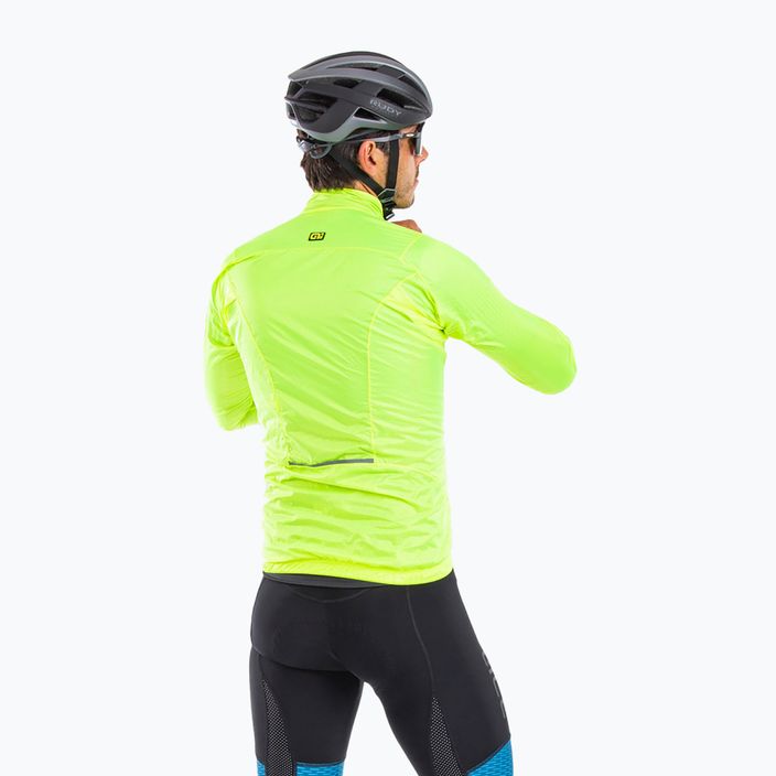 Men's Alé Giubbino Light Pack Cycling Jacket Yellow L15046019 2