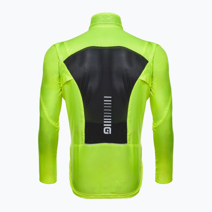 Men's Alé Giubbino Light Pack Cycling Jacket Yellow L15046019 4
