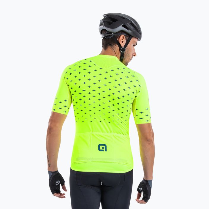 Men's Alé Stars cycling jersey yellow and blue L21091460 2