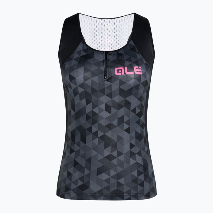 Women's cycling jersey Alé Triangles grey/black L21112401 6