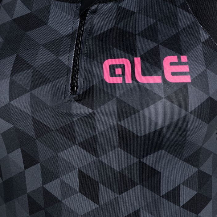 Women's cycling jersey Alé Triangles grey/black L21112401 8