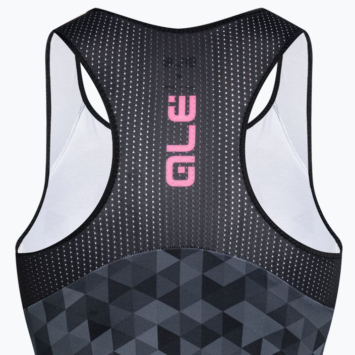 Women's cycling jersey Alé Triangles grey/black L21112401 9