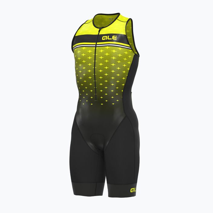 Men's triathlon suit Alé Stars yellow-grey L21116460 8
