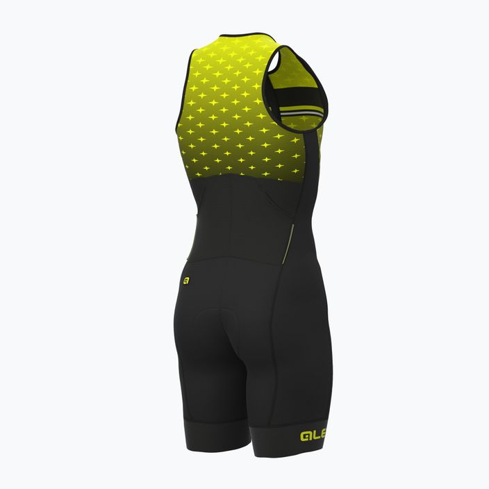 Men's triathlon suit Alé Stars yellow-grey L21116460 9
