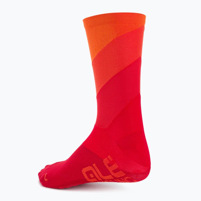 Alé Diagonal Digitopress cycling socks red L21175405 2