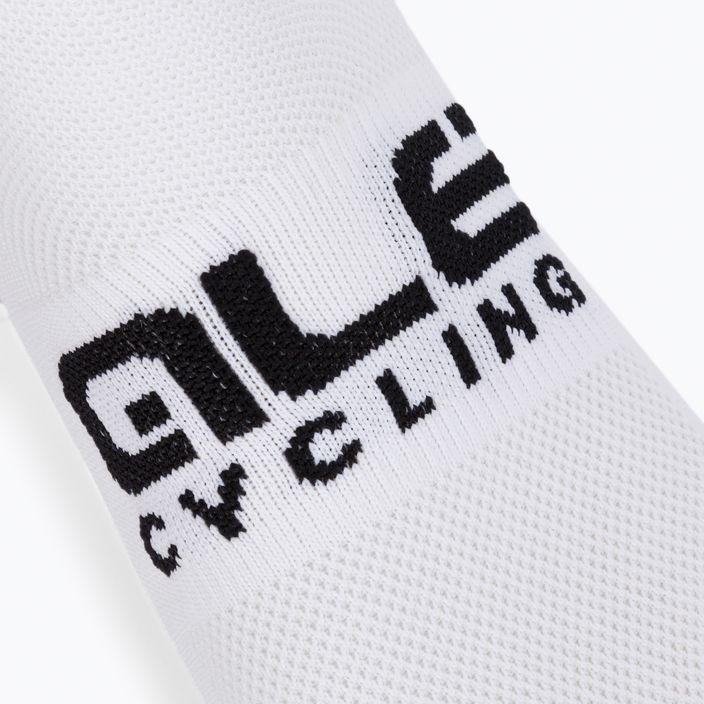 Alé Scanner white and black cycling socks L21181400 3