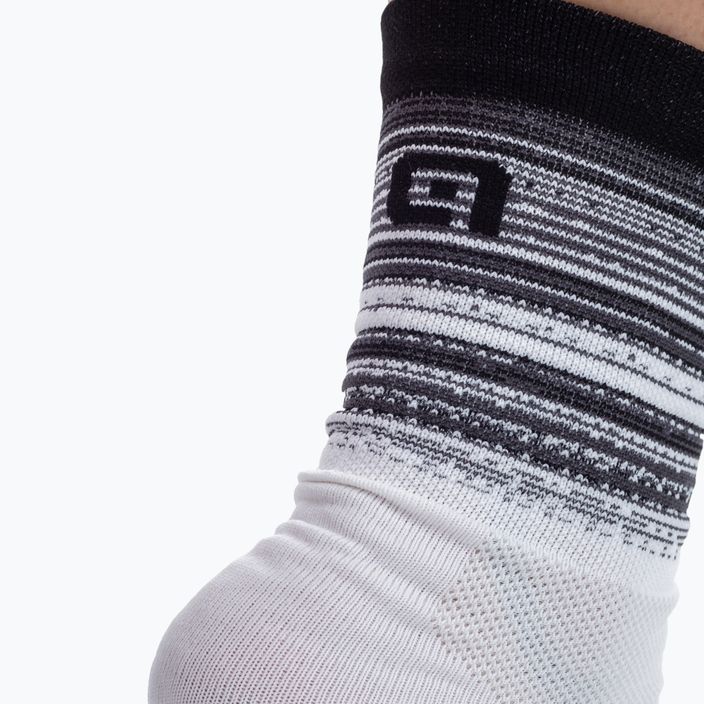 Alé Scanner white and black cycling socks L21181400 7