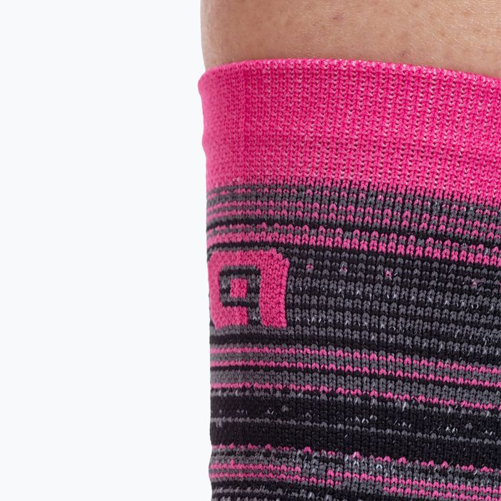 Alé Scanner cycling socks black/pink L21181543 6