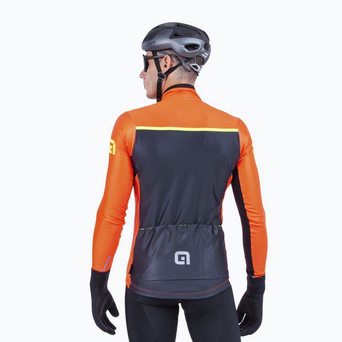 Men's cycling jacket Alé K-Tornado 2.0 orange L22076401 2