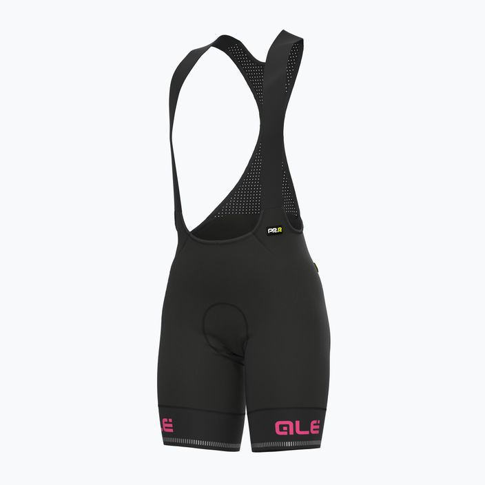 Women's Alé Sella Plus bib shorts black/pink L22200543