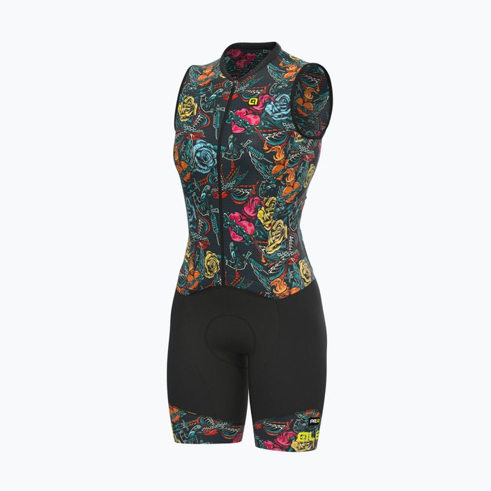 Women's triathlon suit Alé Body SM Donna Tattoo grey L22156403