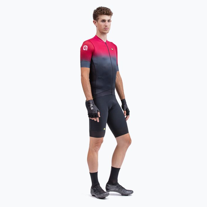 Men's Alé Gradient cycling jersey black/red L22144426 2