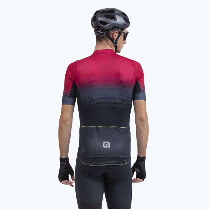 Men's Alé Gradient cycling jersey black/red L22144426 3