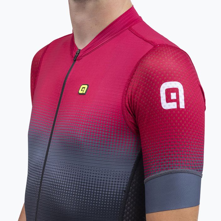 Men's Alé Gradient cycling jersey black/red L22144426 4