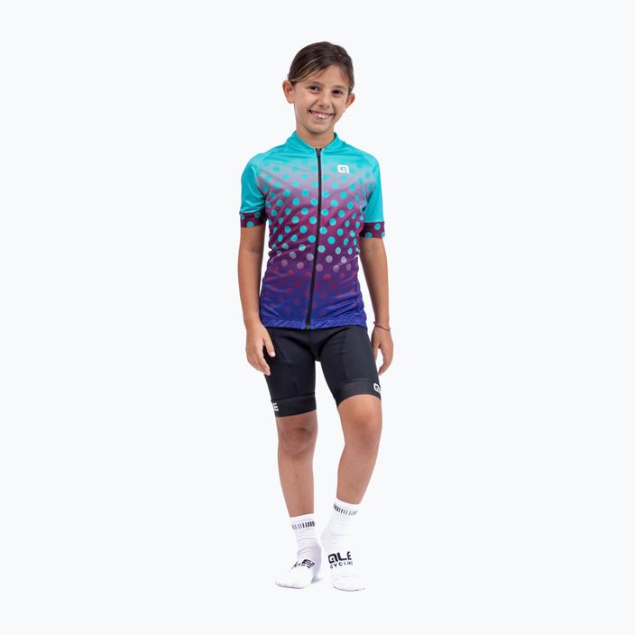 Children's cycling jersey Alé Maglia MC Bubble blue L22227462 5
