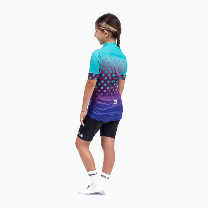 Children's cycling jersey Alé Maglia MC Bubble blue L22227462 6