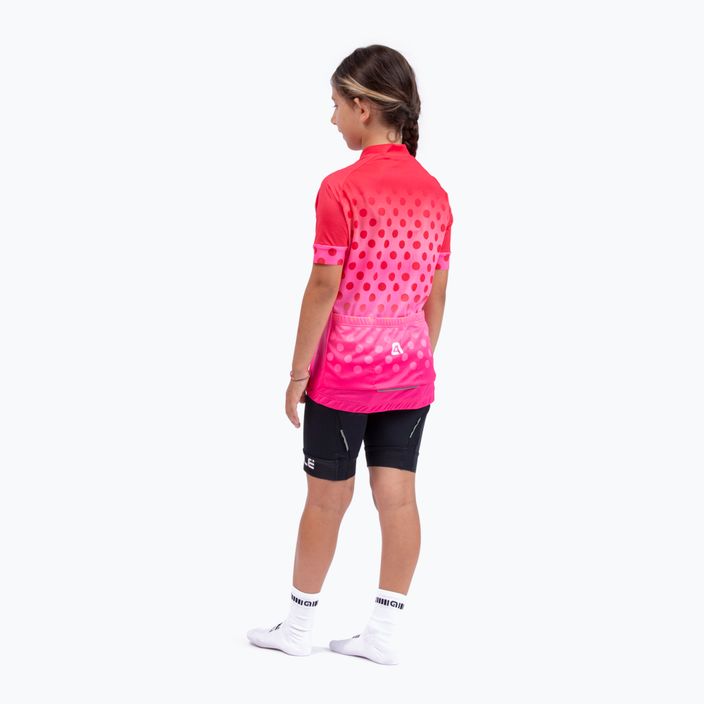 Alé Maglia MC Bubble pink children's cycling jersey L22227405 6