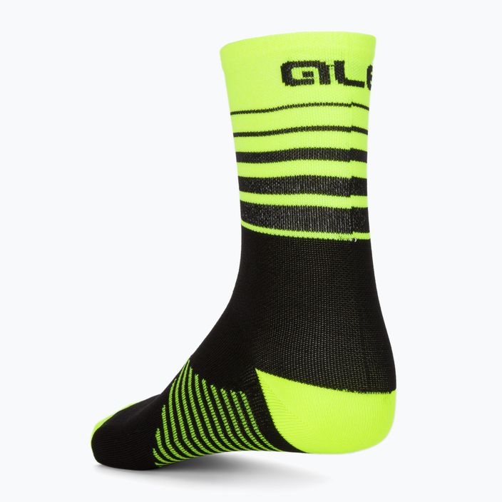 Alé One cycling socks black and yellow L22217460 2