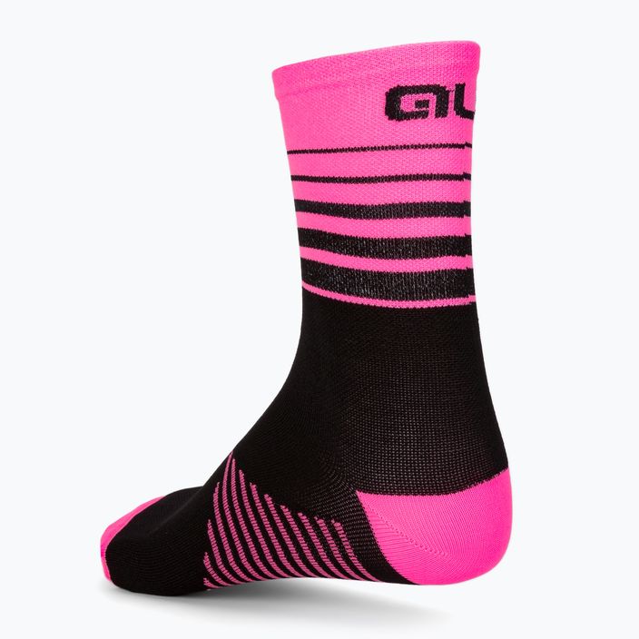 Alé cycling socks black and pink One L22217543 2