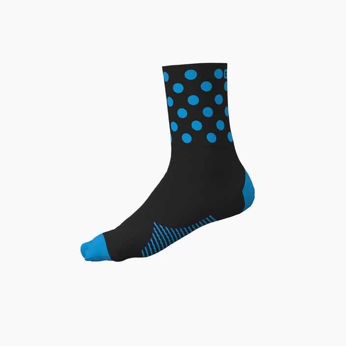 Alé Bubble black-blue cycling socks L22229461 4