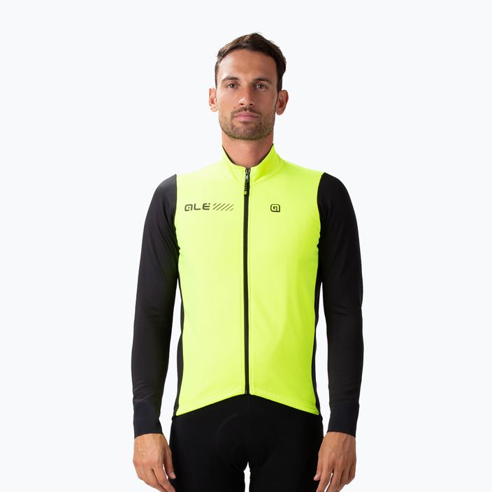 Men's cycling jacket Alé Fondo 2.0 yellow L23014460