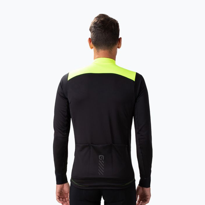 Men's cycling jacket Alé Fondo 2.0 yellow L23014460 2