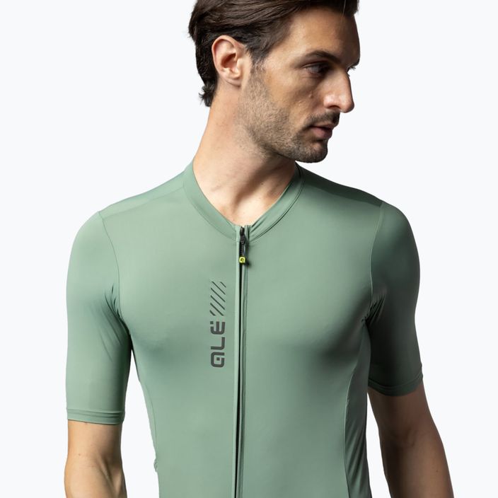 Men's Alé Color Block Off Road army green cycling jersey 3