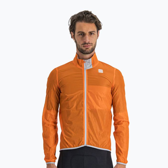 Men's Sportful Hot Pack Easylight cycling jacket orange 1102026.850 5