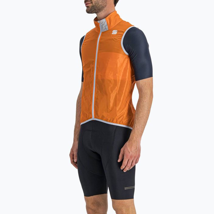 Men's Sportful Hot Pack Easylight cycling waistcoat orange 1102027.850 3