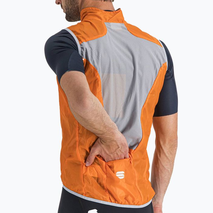 Men's Sportful Hot Pack Easylight cycling waistcoat orange 1102027.850 4