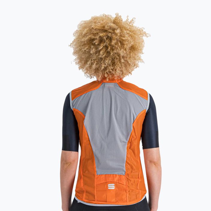 Women's cycling waistcoat Sportful Hot Pack Easylight orange 1102029.850 2