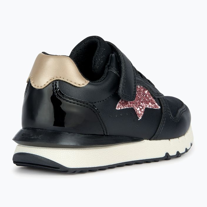 Geox Fastics children's shoes black/dark pink 10