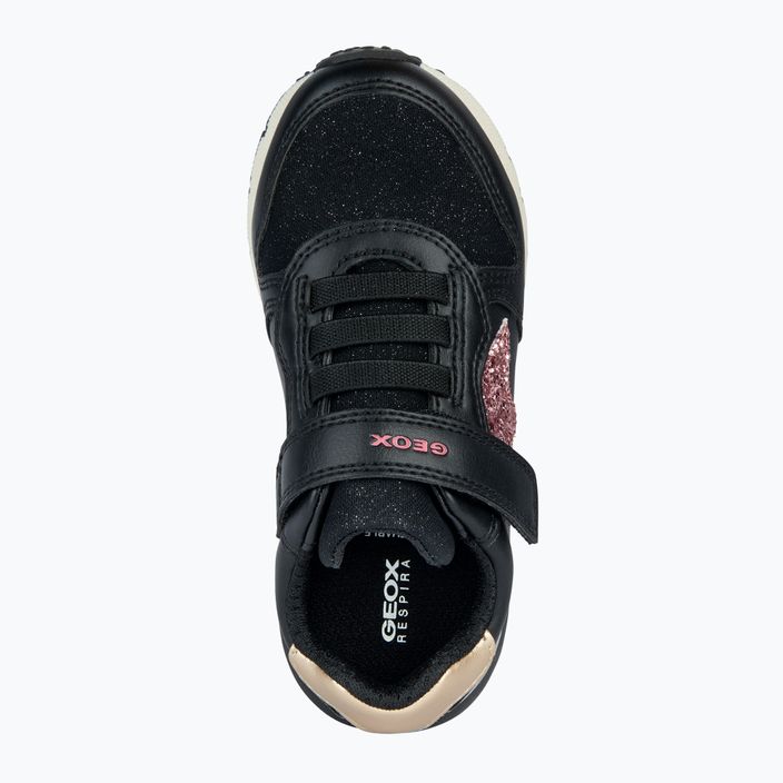 Geox Fastics children's shoes black/dark pink 11