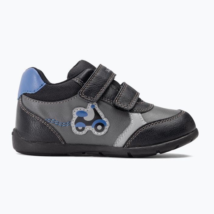 Geox Elthan black children's shoes 2