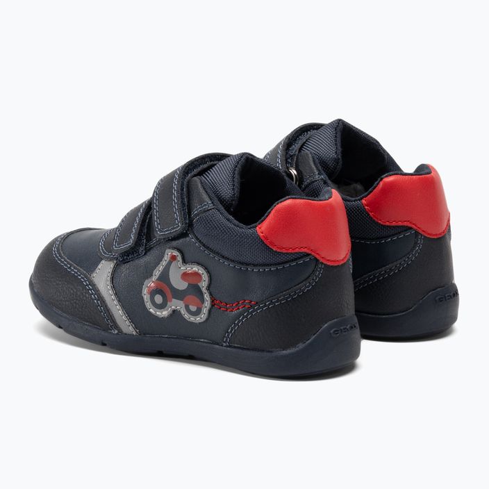 Geox Elthan navy/red children's shoes 3