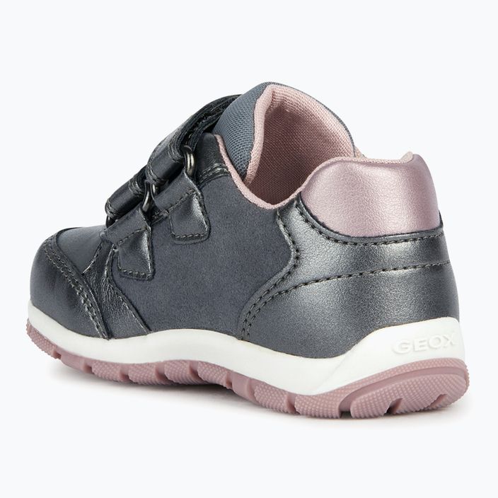 Geox Heira children's shoes dark grey/dark pink 9